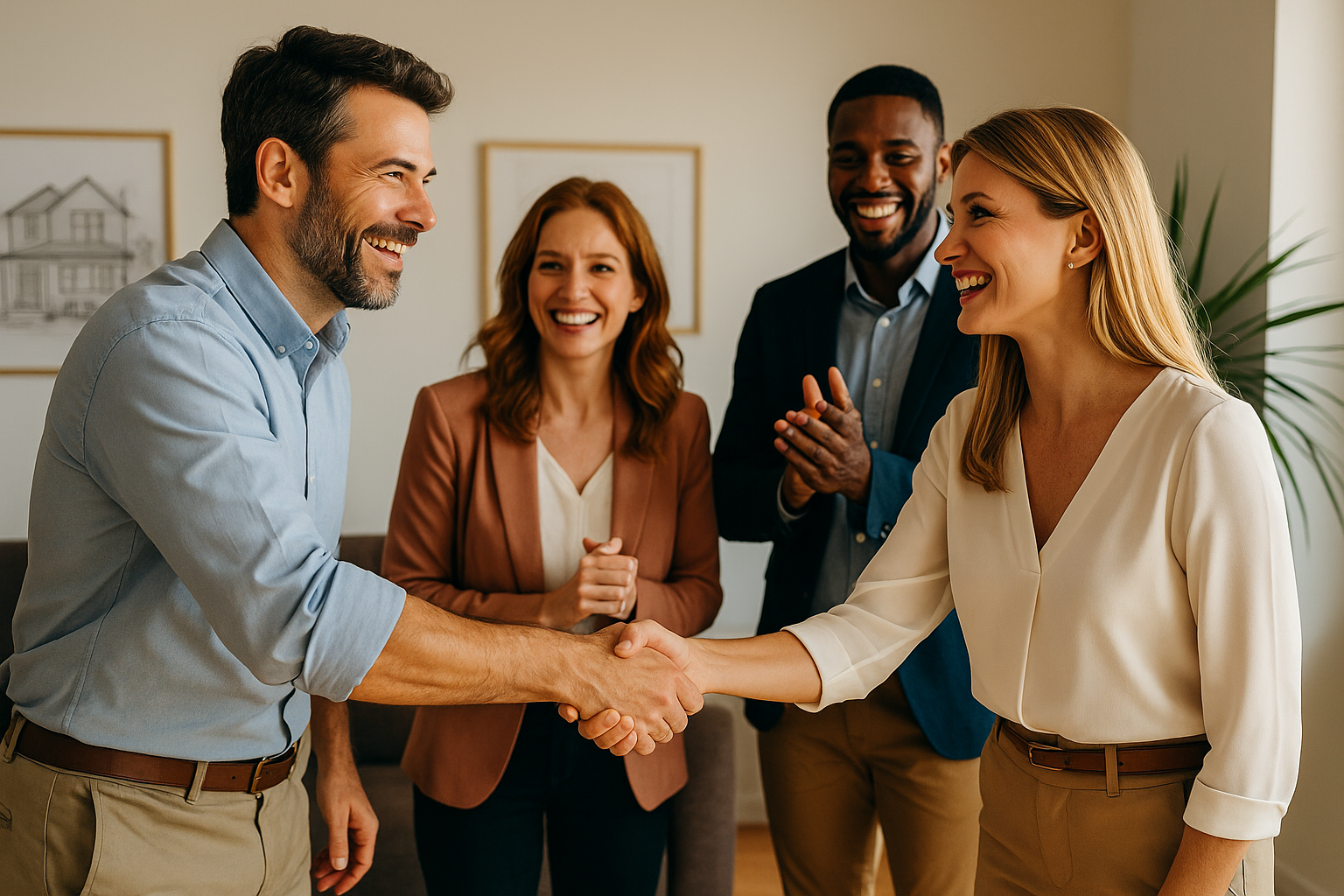 Realtors Shaking Hands